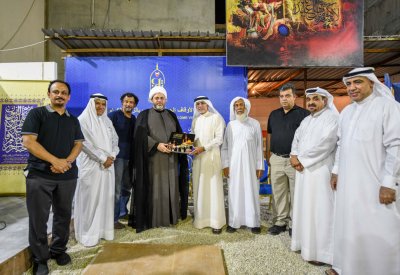 رئيس الأوقاف الجعفرية: نحرص على دعم المبادرات الفنية لإبراز الموروث الإسلامي