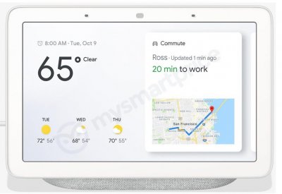تسريب صور رسمية للشاشة الذكية Google Home Hub القادمة من جوجل