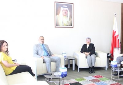 رئيسة "الوطنية لحقوق الإنسان" تستقبل مدير مركز الأمم المتحدة للإعلام لبلدان الخليج