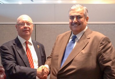 وزير الخارجية يجتمع مع وزير الدولة لشؤون الشرق الأوسط بوزارة خارجية المملكة المتحدة
