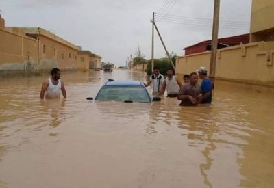 ليبيا.. مقتل شخصين جرّاء الفيضانات