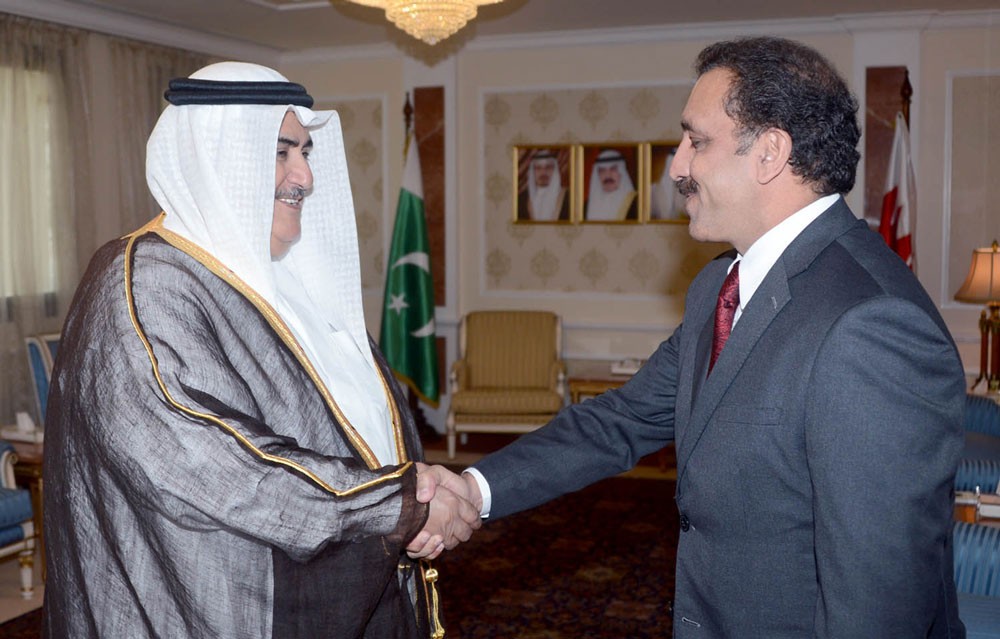  وزير الخارجية يتسلم  أوراق اعتماد السفير  الباكستاني والالماني