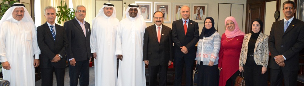 الوزير ميرزا يستقبل مجلس الادارة الجديد ل‍جمعية البحرين للتدريب وتنمية الموارد البشرية