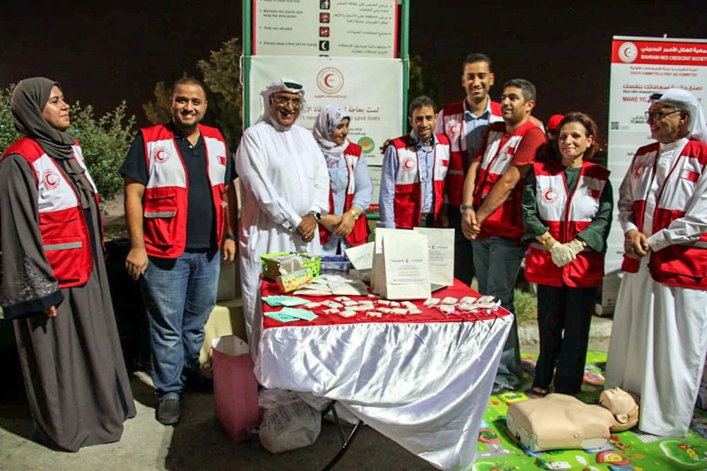 الهلال الأحمر ينظم فعالية صحية توعوية لمرتادي كورنيش الفاتح