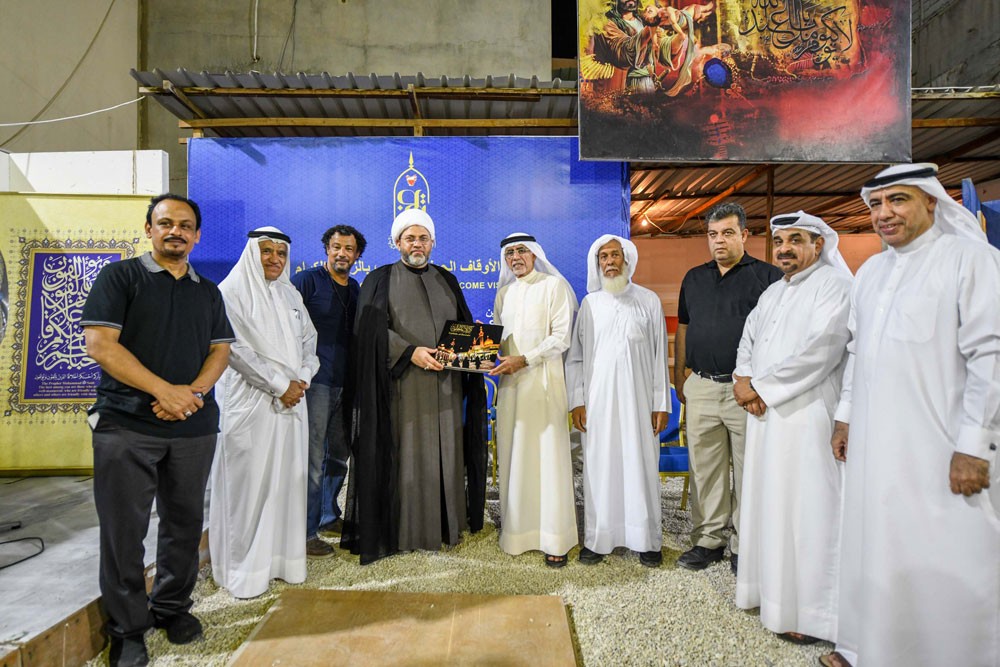 رئيس الأوقاف الجعفرية: نحرص على دعم المبادرات الفنية لإبراز الموروث الإسلامي