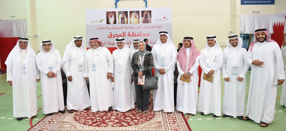 رئيس وأعضاء الإشراف على سلامة الانتخابات يطلعون على سير العمل بالمراكز الإشرافية