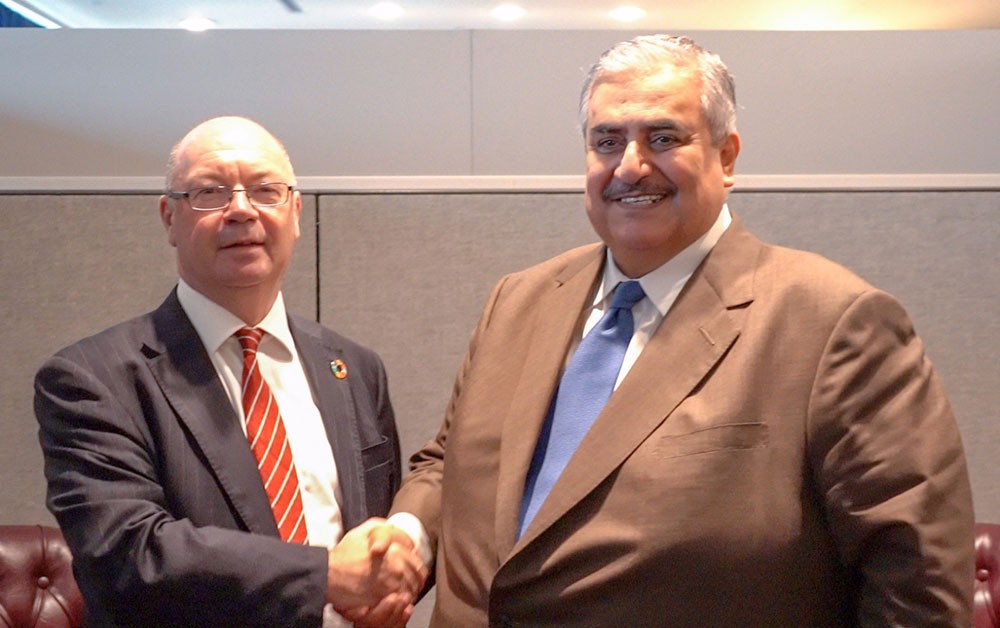 وزير الخارجية يجتمع مع وزير الدولة لشؤون الشرق الأوسط بوزارة خارجية المملكة المتحدة