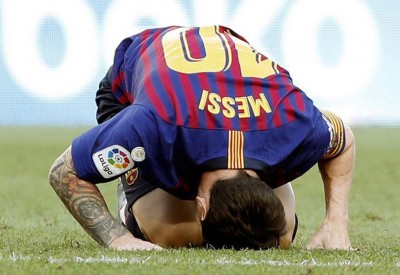 ميسي "الغاضب" : شباك برشلونة تهتز من أول محاولة