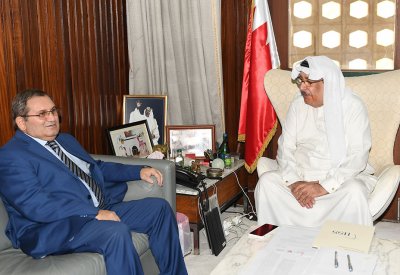 نائب رئيس الوزراء العريض يستقبل السفير الروسي لدى المملكة