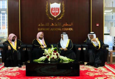 وفد قضائي سعودي يزور المجلس الأعلى للقضاء