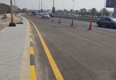 الأشغال: الانتهاء من توفير مدخل من جسر الشيخ عيسى بن سلمان إلى البسيتين