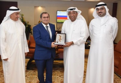 رئيس الغرفة يستقبل السفير الروسي بمناسبة انتهاء فترة عمله