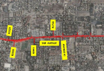 "وزير الأشغال" : البدء بتطوير شارع سار لرفع طاقته الاستيعابية إلى الضعف