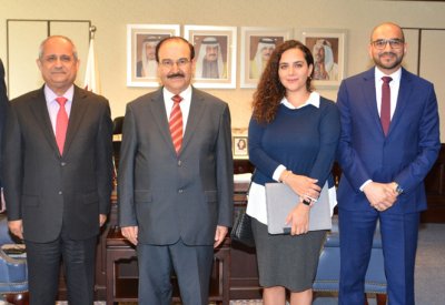 ميرزا يبحث مع الرئيس التنفيذي لتمكين تمويل مشاريع الطاقة المتجددة