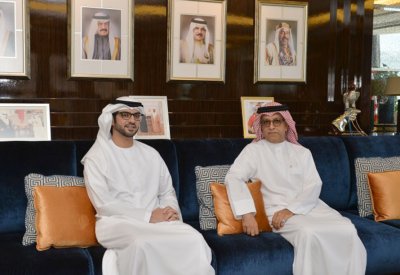 سلمان بن ابراهيم يستقبل السفير الإماراتي ويؤكد أهمية تعزيز العلاقات التاريخية 