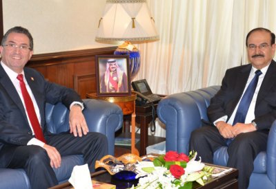 ميرزا يبحث العلاقات الثنائية في مجالات الطاقة المتجددة مع القنصل السويسري