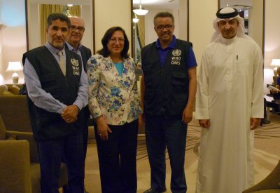 وزيرة الصحة تلتقي بالمدير العام لمنظمة الصحة العالمية