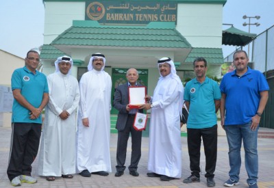 افتتاح بطولة البحرين الدولية العاشرة ITF لناشئي التنس