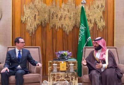  محمد بن سلمان ووزير الخزانة الأميركي يؤكدان أهمية الشراكة
