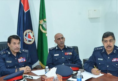 نائب المفتش العام يطلع على سير العمل بالإدارة العامة للحراسات والإجراءات المتخذة