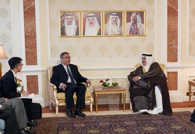 وزير الخارجية يجتمع مع المبعوث الخاص لقضية الشرق الأوسط بالصين 