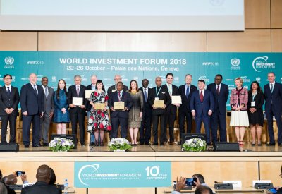 مجلس التنمية الاقتصادية يفوز بجائرة التميز من الأمم المتحدة بجذب الاستثمار