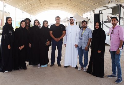 اختتام تصوير مشاهد فيلم "بهارات" في أبوظبي