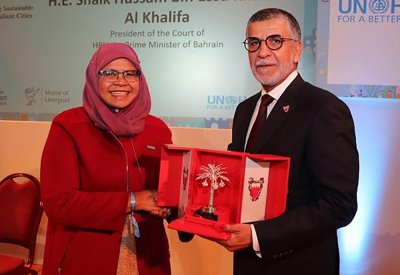 المدير العام لبرنامج الموئل: سمو رئيس الوزراء عزز مكانة البحرين العالمية على خارطة التنمية المستدامة