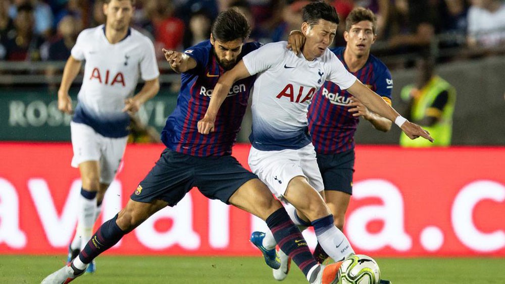 توتنهام يستدرج برشلونة في أقوى قمم دوري أبطال أوروبا