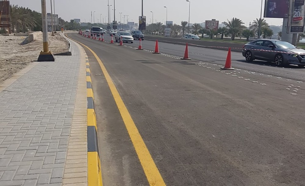 الأشغال: الانتهاء من توفير مدخل من جسر الشيخ عيسى بن سلمان إلى البسيتين