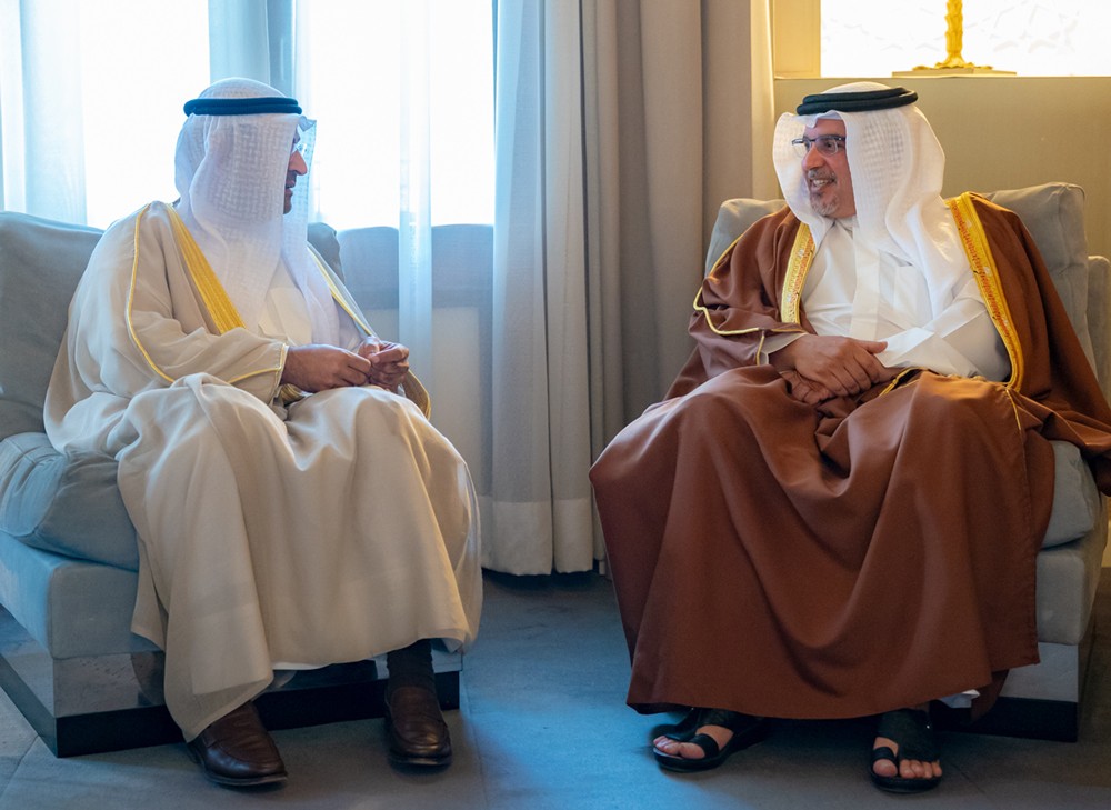 سمو ولي العهد: البحرين تتطلع دائما لتعزيز علاقتها مع الشقيقة الكويت 
