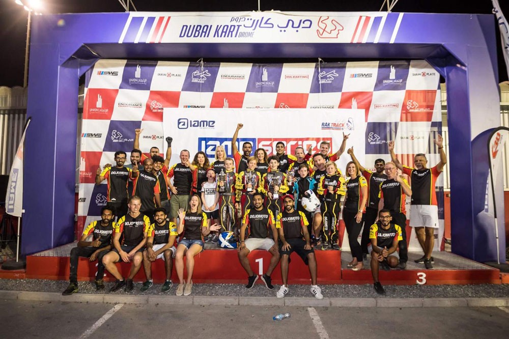 فريق dojomoto racing يشارك في بطولة البحرين للروتكس