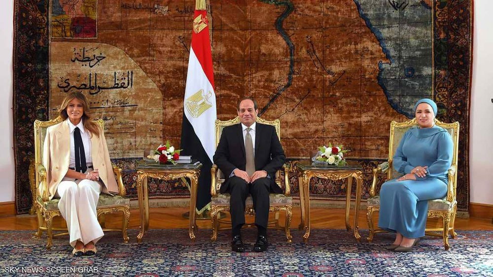 من قصر الاتحادية.. ميلانيا ترامب تشيد بـ"كرم ضيافة مصر"