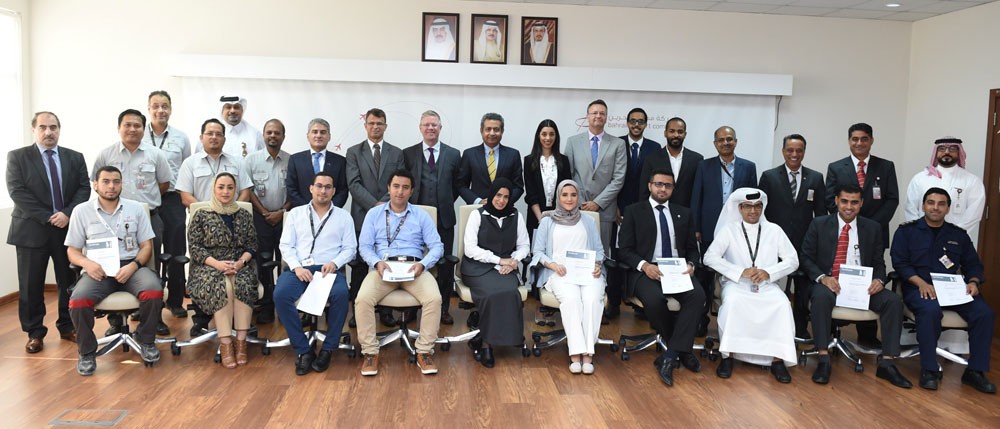 موظفو شركة مطار البحرين ينالون شهادات في إدارة استمرارية الأعمال