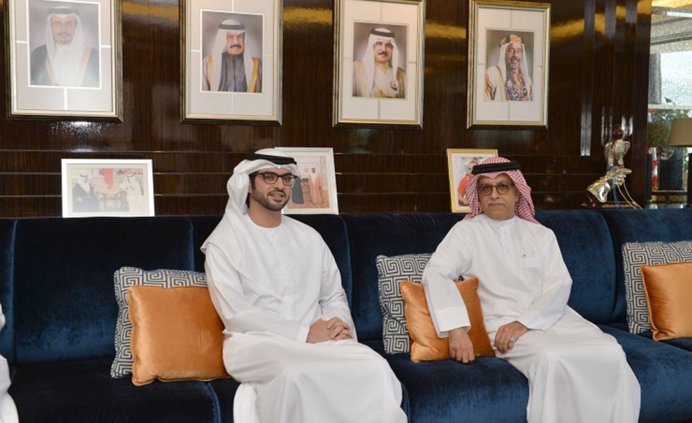 سلمان بن ابراهيم يستقبل السفير الإماراتي ويؤكد أهمية تعزيز العلاقات التاريخية 