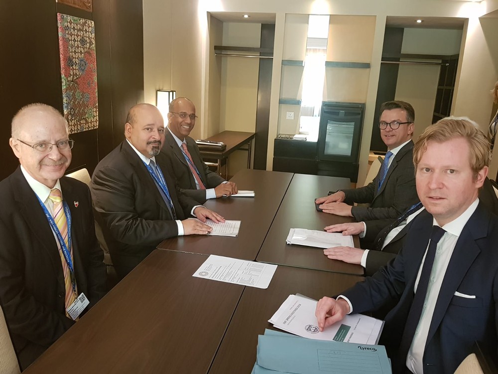 وزير المالية يجتمع مع رئيس بنك BNP Paribas