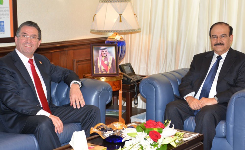ميرزا يبحث العلاقات الثنائية في مجالات الطاقة المتجددة مع القنصل السويسري