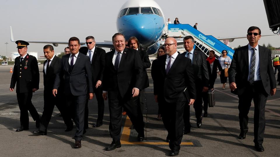 أردوغان يستقبل بومبيو في أنقرة