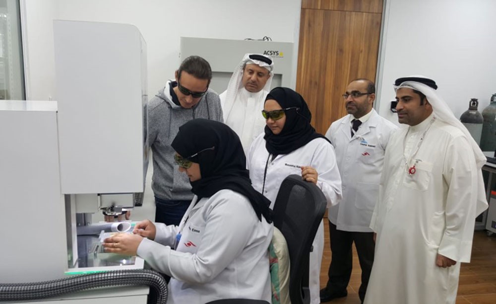 وزارة الصناعة تدشن المرحلة الثانية من توسعة خط إنتاج المصوغات بتقنية الليزر