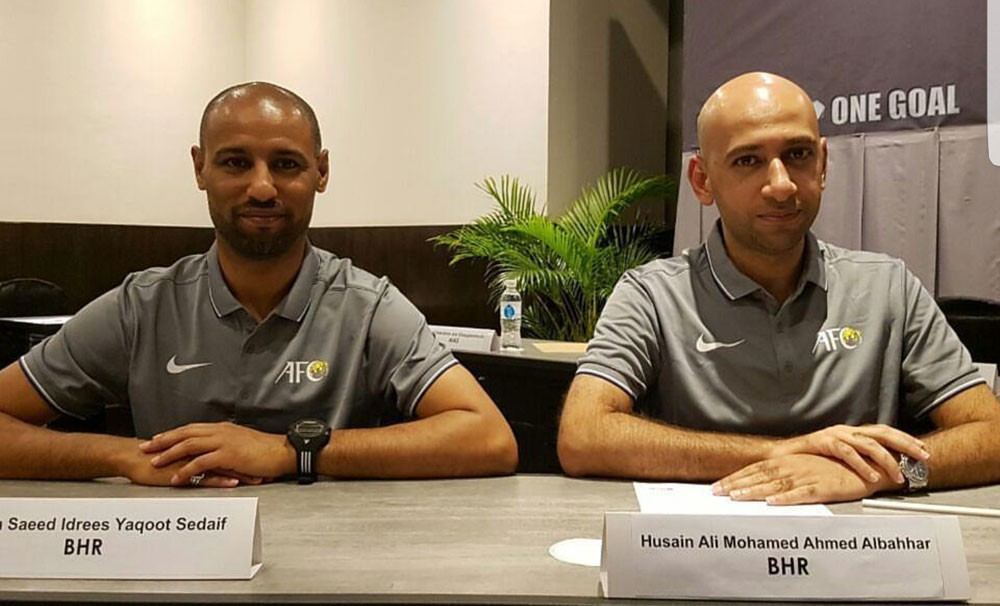 البحار وإدريس يشاركان في إدارة تصفيات كأس آسيا للصالات تحت 20 عامًا