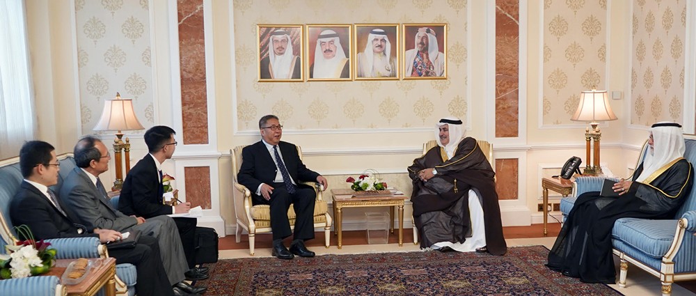 وزير الخارجية يجتمع مع المبعوث الخاص لقضية الشرق الأوسط بالصين 
