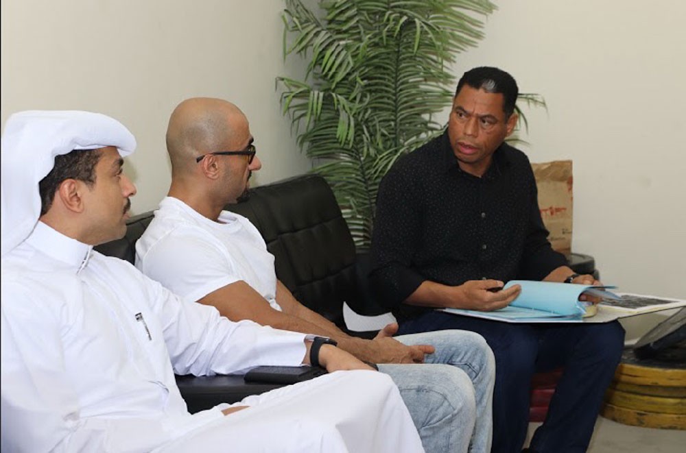 فحص أخير للاعبي المنتخب الوطني لبناء الأجسام
