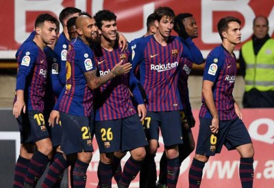 برشلونة يعبر ليونيسا "المتواضع" بصعوبة