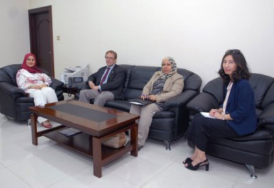 معهد التدريب والثقافي البريطاني يبحثان التعاون المشترك