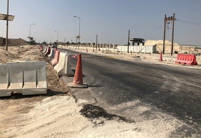 الأشغال تبدأ تطوير شارع سترة بمنطقة عوالي