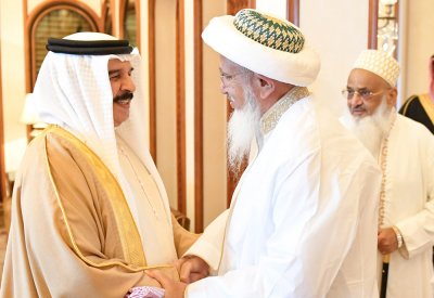 جلالة الملك المفدى يستقبل سلطان البهرة