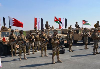 قوة دفاع البحرين تشارك في التمرين المشترك درع العرب -1‎