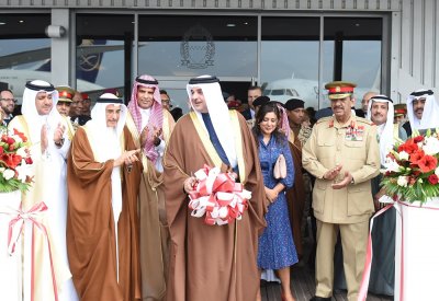 سمو ممثل الملك يفتتح معرض البحرين الدولي للطيران