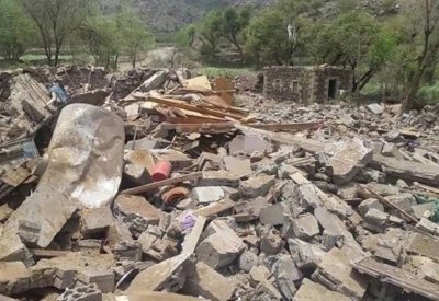اليمن.. الحوثيون يفجرون 5 منازل لمواطنين غرب تعز