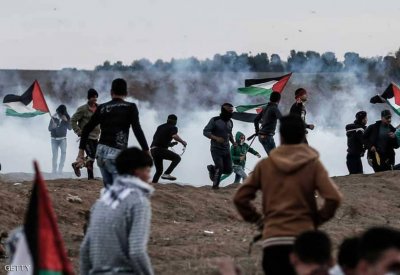  إصابة 14 فلسطينيا برصاص إسرائيلي عند حدود غزة